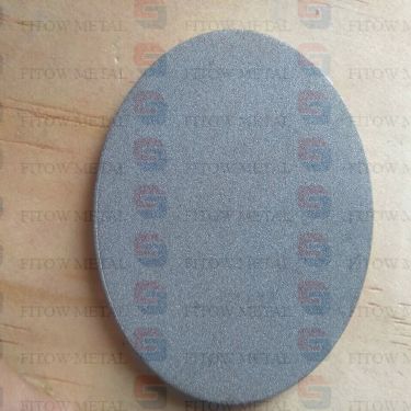 Hydrogen fuel cell bipolar plate porous titanium,